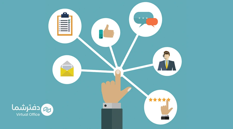 نقاط تماس آنلاین با مشتری