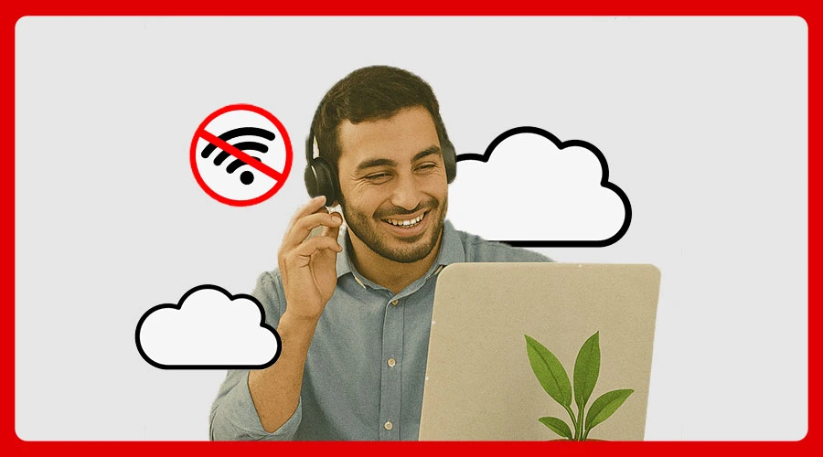 تلفن ابری بدون نیاز به اینترنت