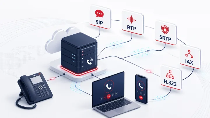 پروتکل های VOIP