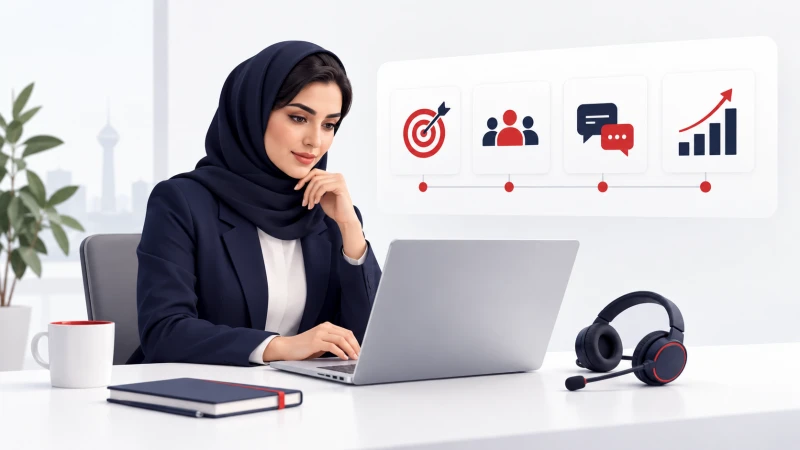 برنامهریزی کمپین بازاریابی تلفنی شامل هدف، مخاطب، اسکریپت و KPI