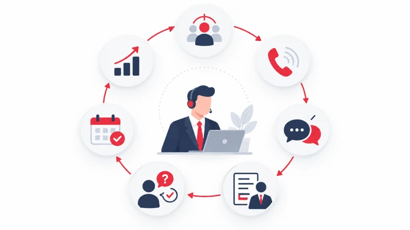 مراحل بازاریابی تلفنی از آمادهسازی تماس تا پیگیری مشتری
