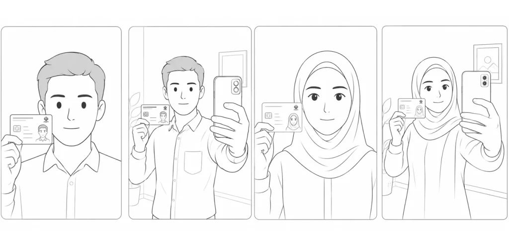 ضبط ویدئوی احراز هویت